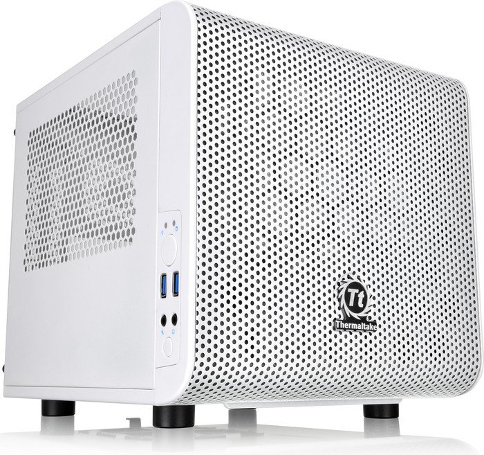 Thermaltake Core V1 Snow Edition - Tower - Mini-ITX - ohne Netzteil (PS/2)