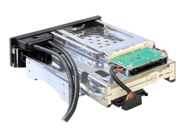 Delock 5.25" Wechselrahmen für 1 x 2.5" + 1 x 3.5" SATA HDD + 2 x USB 3.0 Ports