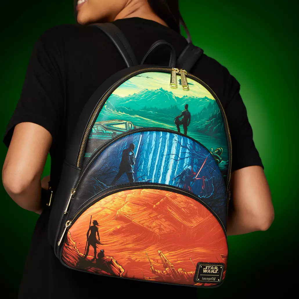 Loungefly - Star Wars Rucksack: Das Erwachen der Macht - Disney100 - Rucksack