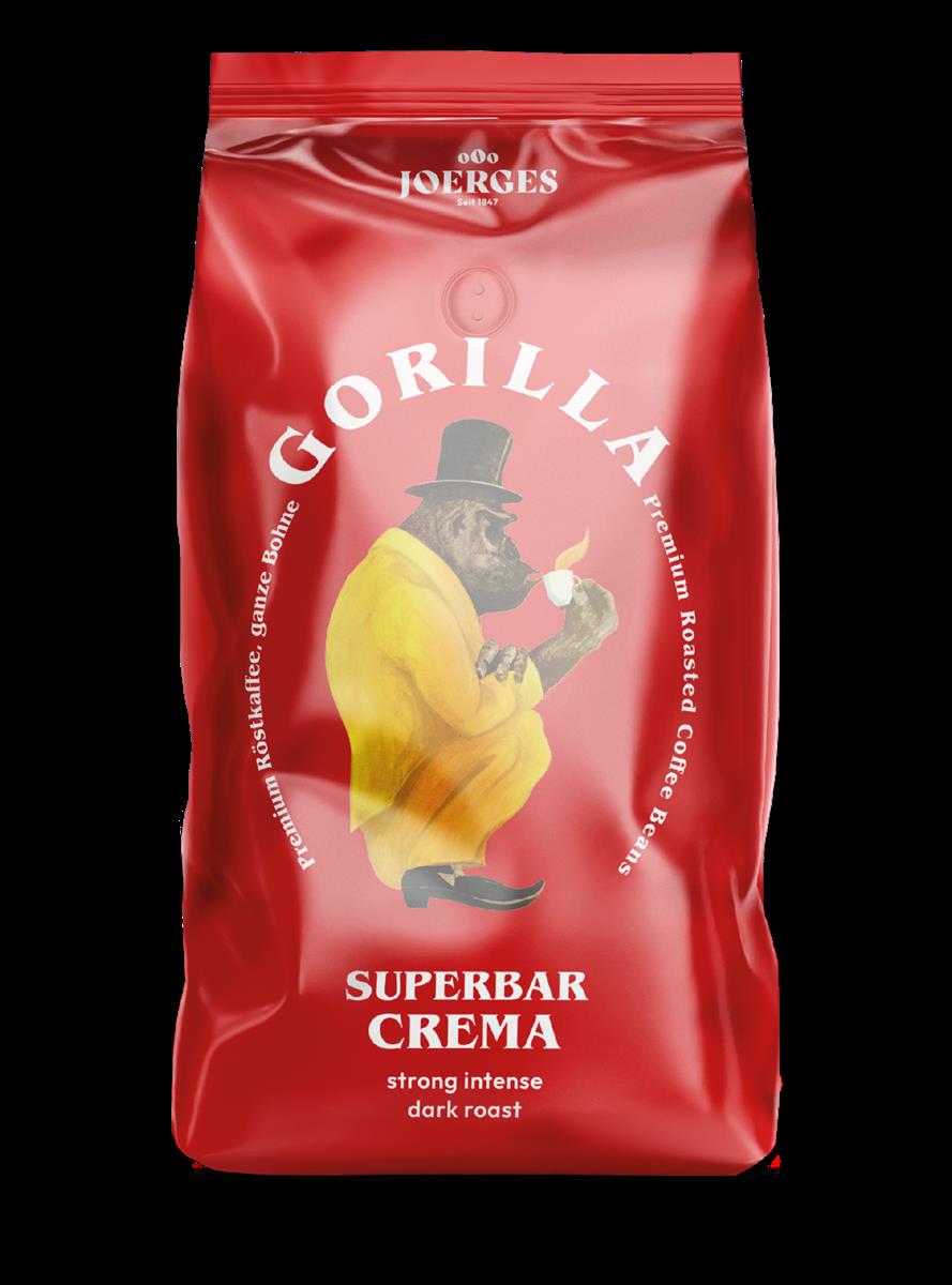 Gorilla Espresso Super Bar Crema ganze Kaffeebohnen 1kg