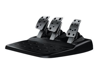 Logitech G G29 Driving Force Racing Wheel und Bodenpedale, Real Force Feedback, Edelstahl-Schalthebel am Lenkrad, Leder-Lenkradbezug für XPS5, PS4, PC, Mac, Schwarz