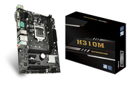 Biostar H310MHG - Intel - LGA 1151 (Socket H4) - Intel® Celeron® - Intel® Core™ i3 - Intel Core i5 - Intel Core i7 - Intel Core i9 - Intel® Pentium® - DDR4-SDRAM - 32 GB - DIMM