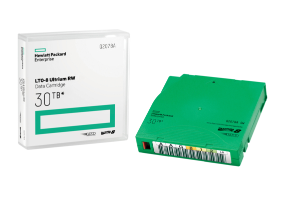 Hewlett Packard Enterprise LTO-8 Ultrium 30TB RW Data Cartridge Blank data tape 12000 GB 1,27 cm