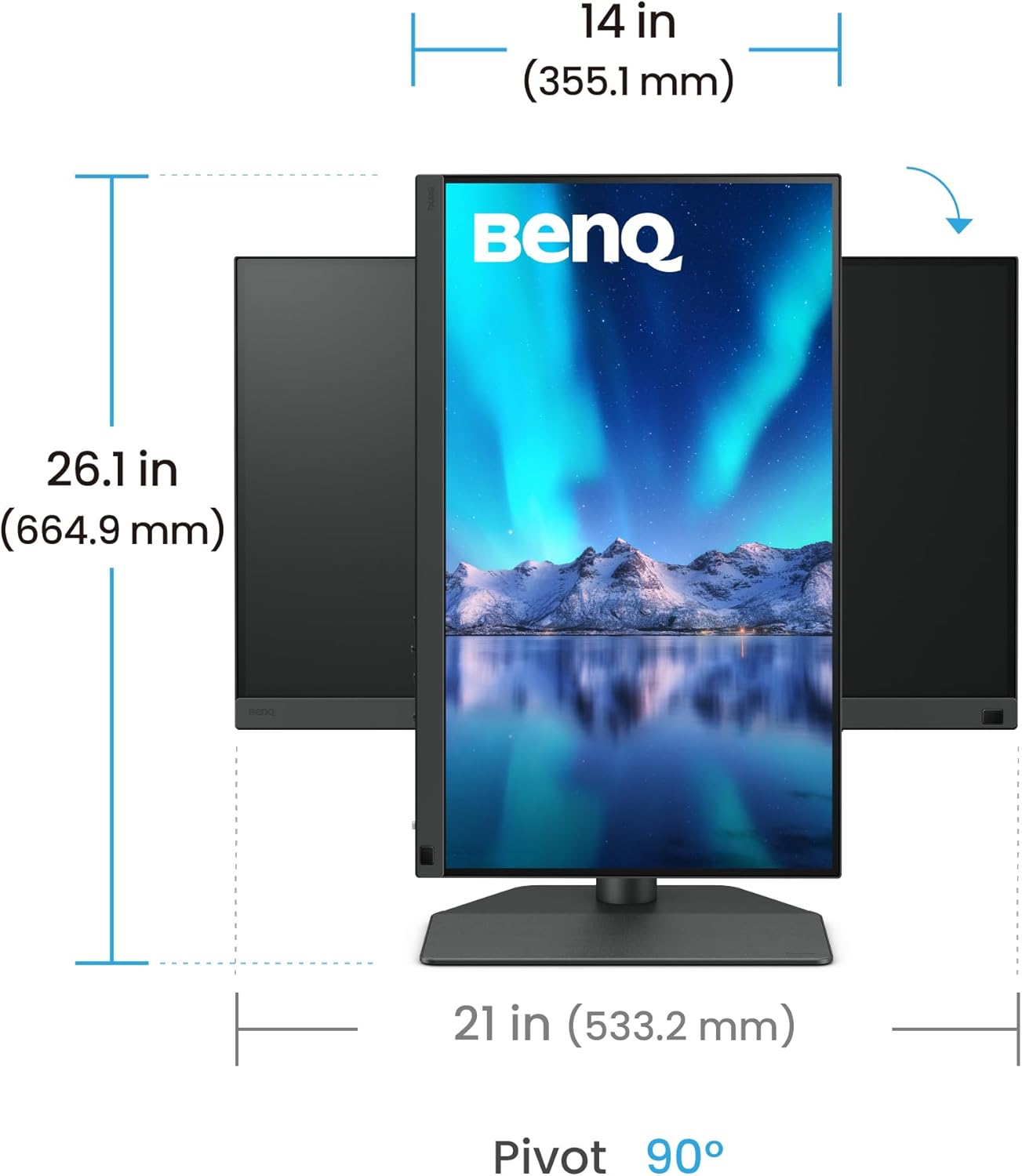 BenQ SW242Q Computerbildschirm 61,2 cm (24.1") 2560 x 1600 Pixel WQXGA LED Schwarz BenQ SW242Q Computerbildschirm 61,2 cm (24.1") 2560 x 1600 Pixel WQXGA LED Schwarz