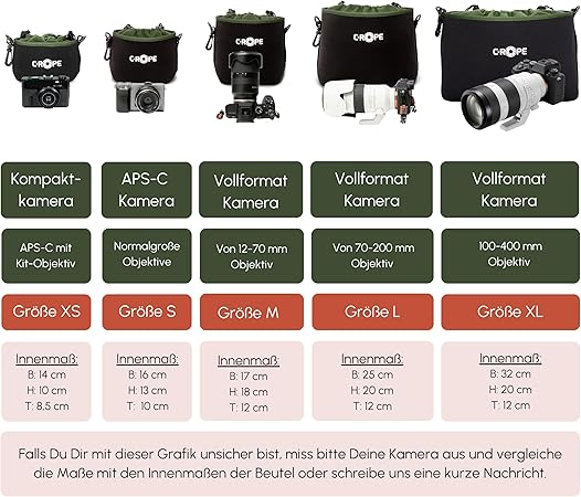 C-ROPE Kamerabeutel V2 Schwarz  Variation: XL 32x20x12cm retail