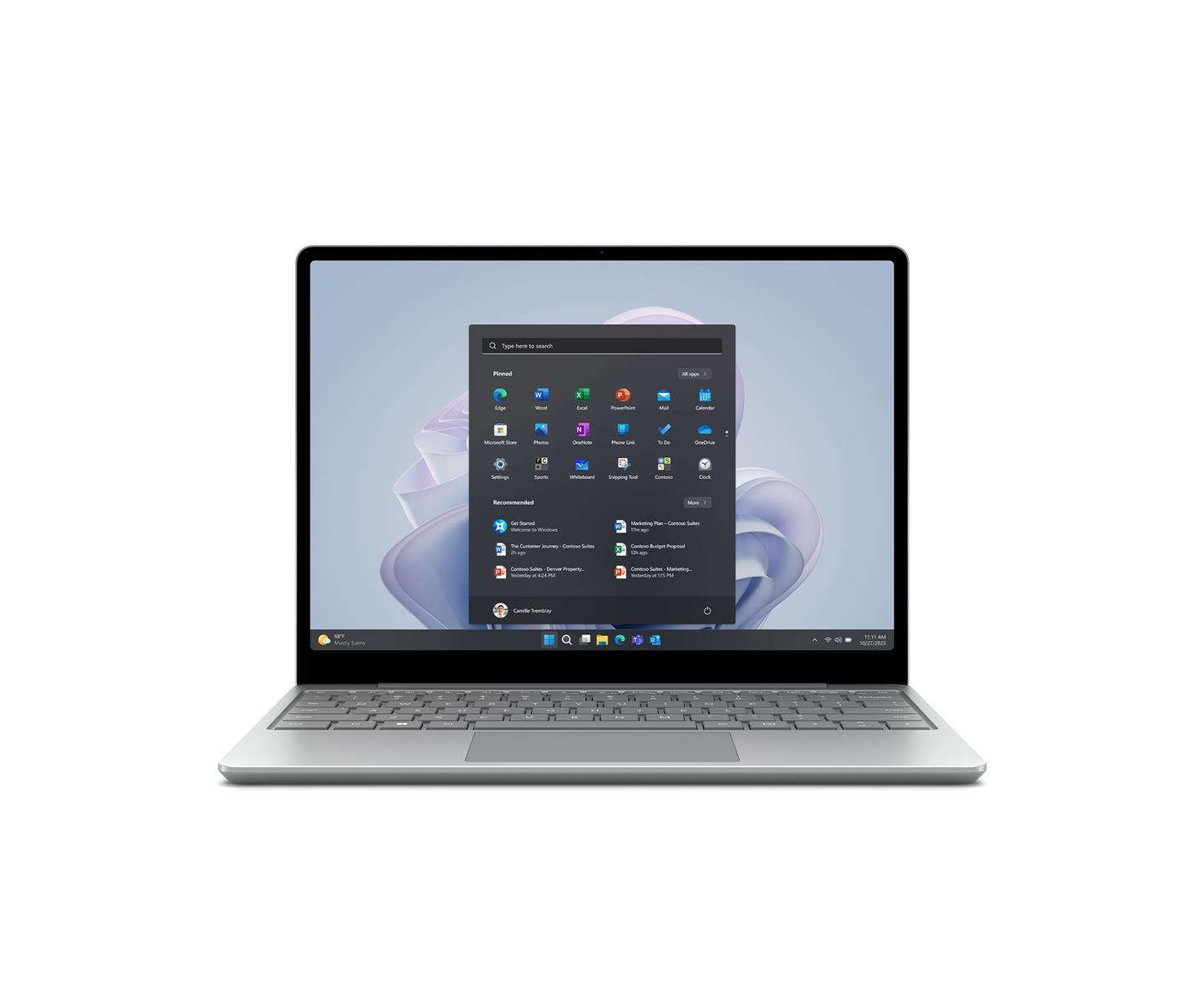 Microsoft Surface Laptop Go 3 - Intel Core i5 1235U - Win 11 Pro - Intel Iris Xe Grafikkarte - 8 GB RAM - 256 GB SSD - 31.5 cm (12.4")