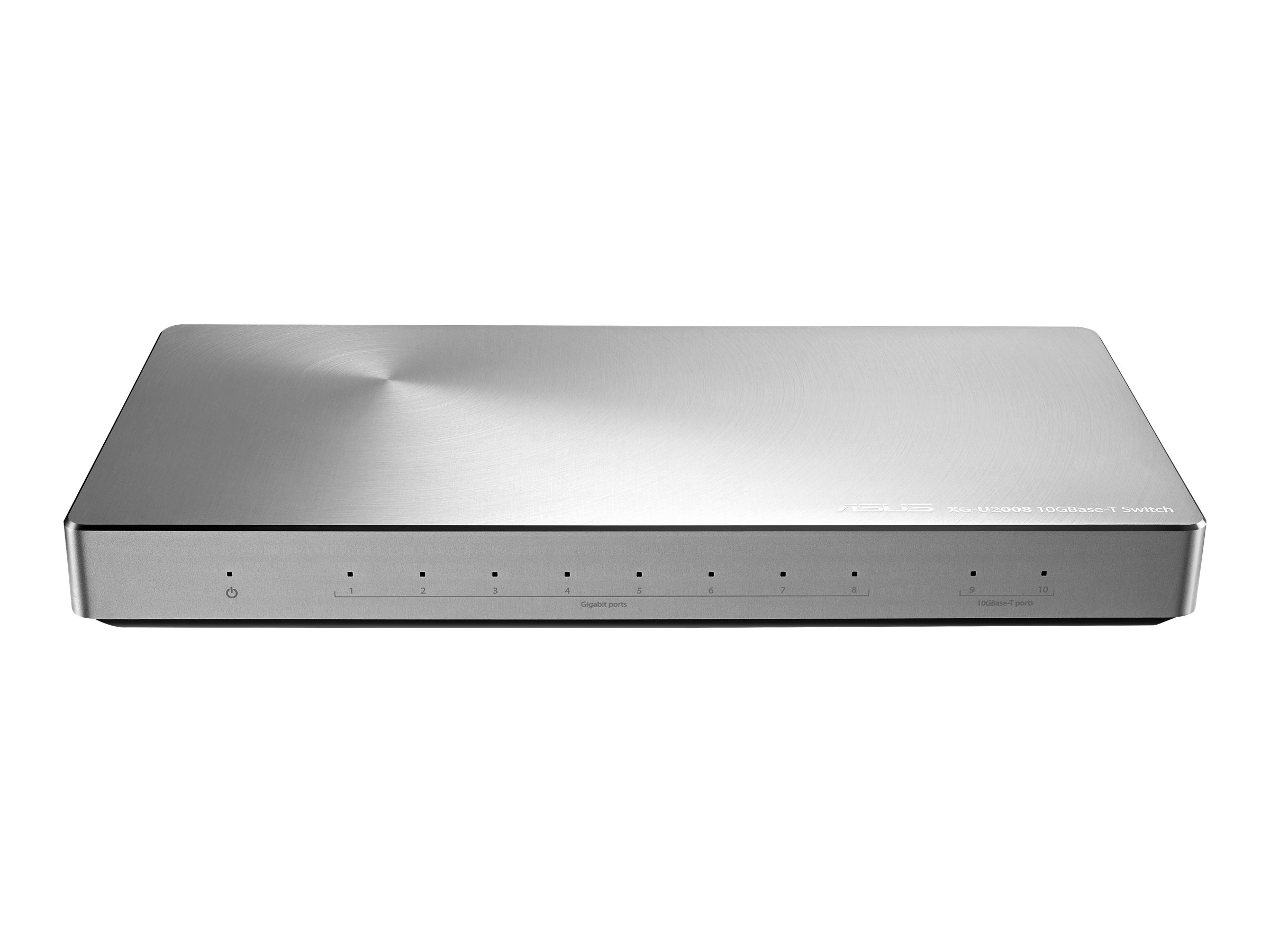 ASUS XG-U2008 - Switch - unmanaged - 8 x 1000Base-T + 2 x 10 Gigabit Ethernet