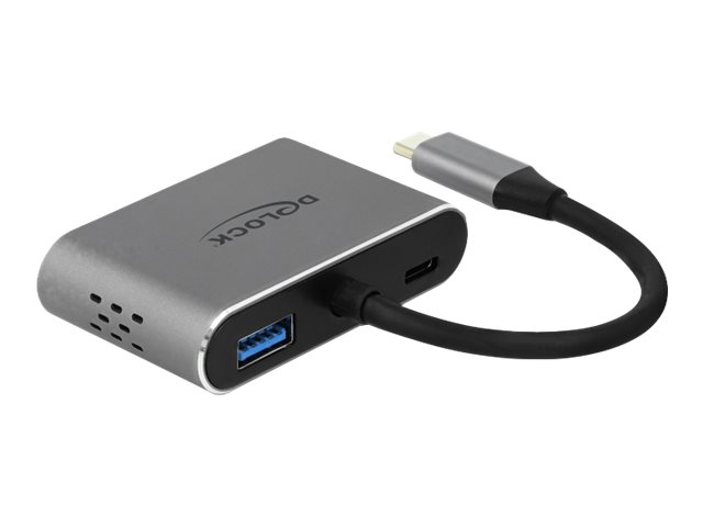 DeLOCK 64074 laptop-dockingstation & portreplikator USB 3.2 Gen 1 (3.1 Gen 1) Type-C Grau