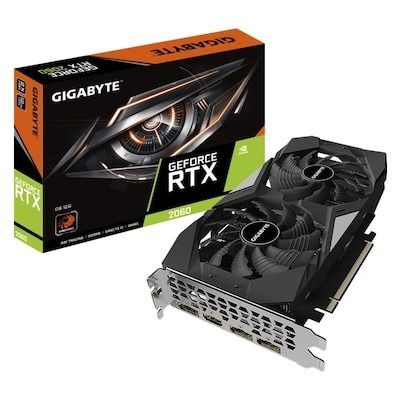 Gigabyte RTX2060 D6 12G 12GB GDDR6 HDMI 3xDP Gigabyte RTX2060 D6 12G 12GB GDDR6 HDMI 3xDP