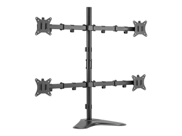 Equip 17"-32" Vierfach-Monitor/LCD-Tischfußhalterung