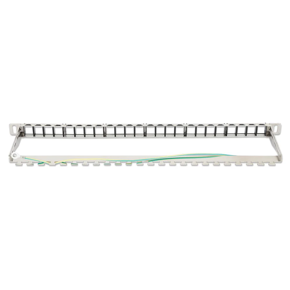 INTELLINET 24-Port Patchpanel geschirmt und unbestückt 0,5HE