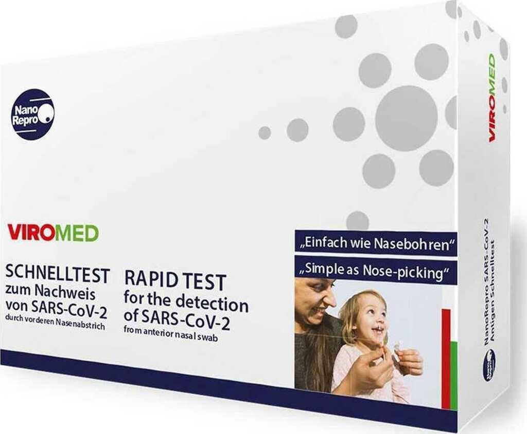Nano Repro Nasaltest Antigentest 1 Stück CE Test