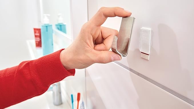 Tesa Powerstrips Haken L rechteckig metall