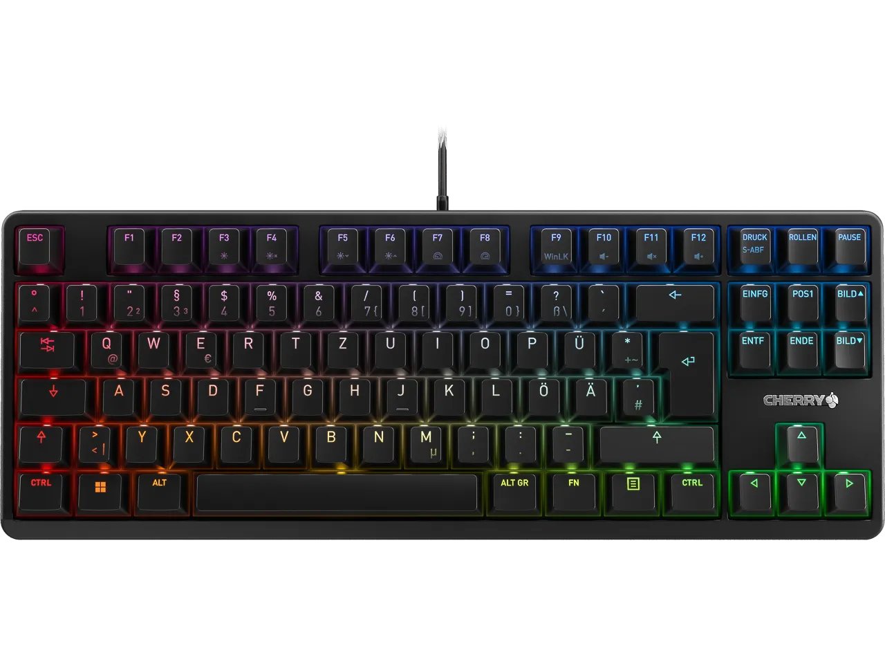 CHERRY G80-3000N RGB TKL TASTATUR DE CHERRY G80-3000N RGB TKL TASTATUR DE