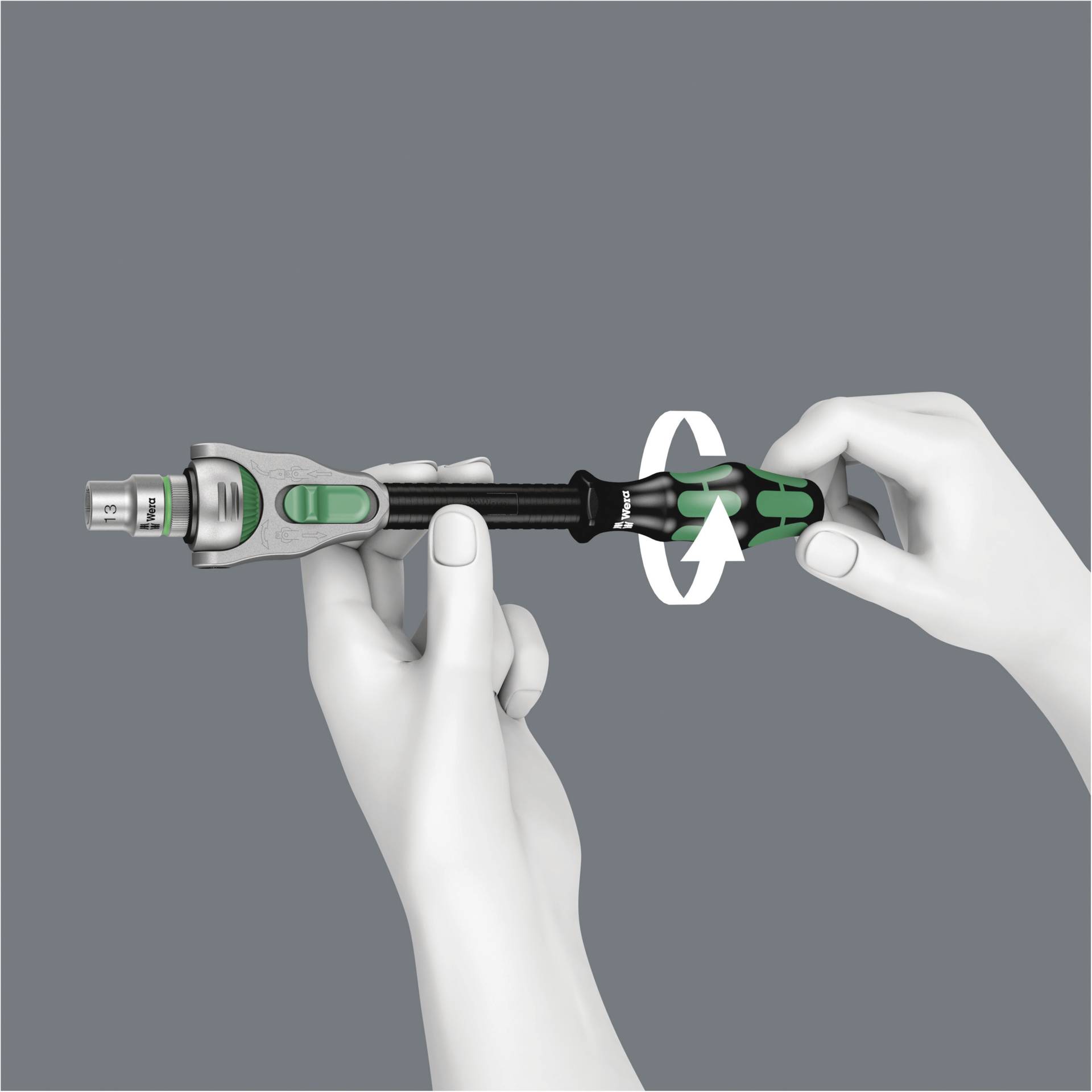 Wera 8100 SA 6 Zyklop Speed-Knarrensatz Wera 8100 SA 6 Zyklop Speed-Knarrensatz
