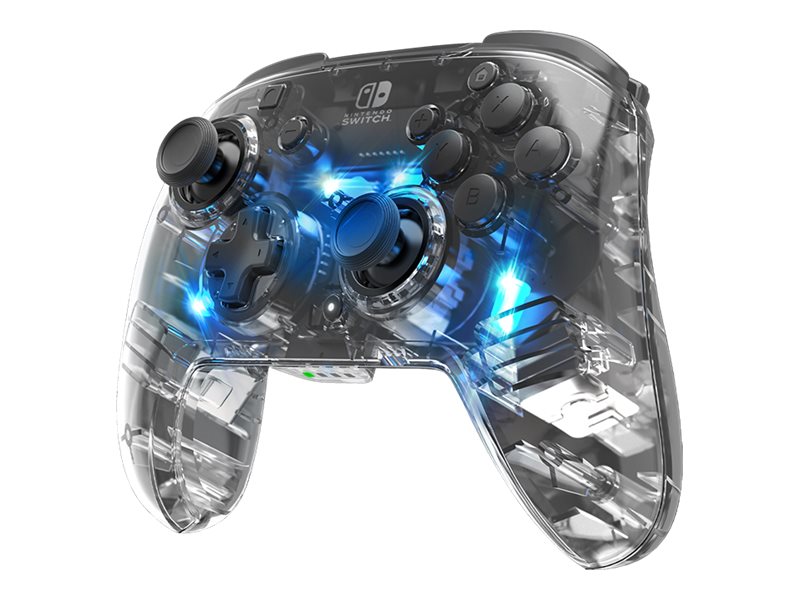 PDP Afterglow Schwarz, Transparent Gamepad Analog / Digital Nintendo Switch, Nintendo Switch Lite, Nintendo Switch OLED