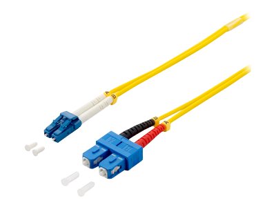 Equip LC / SC-Glasfaser-Patchkabel, OS2, 10m