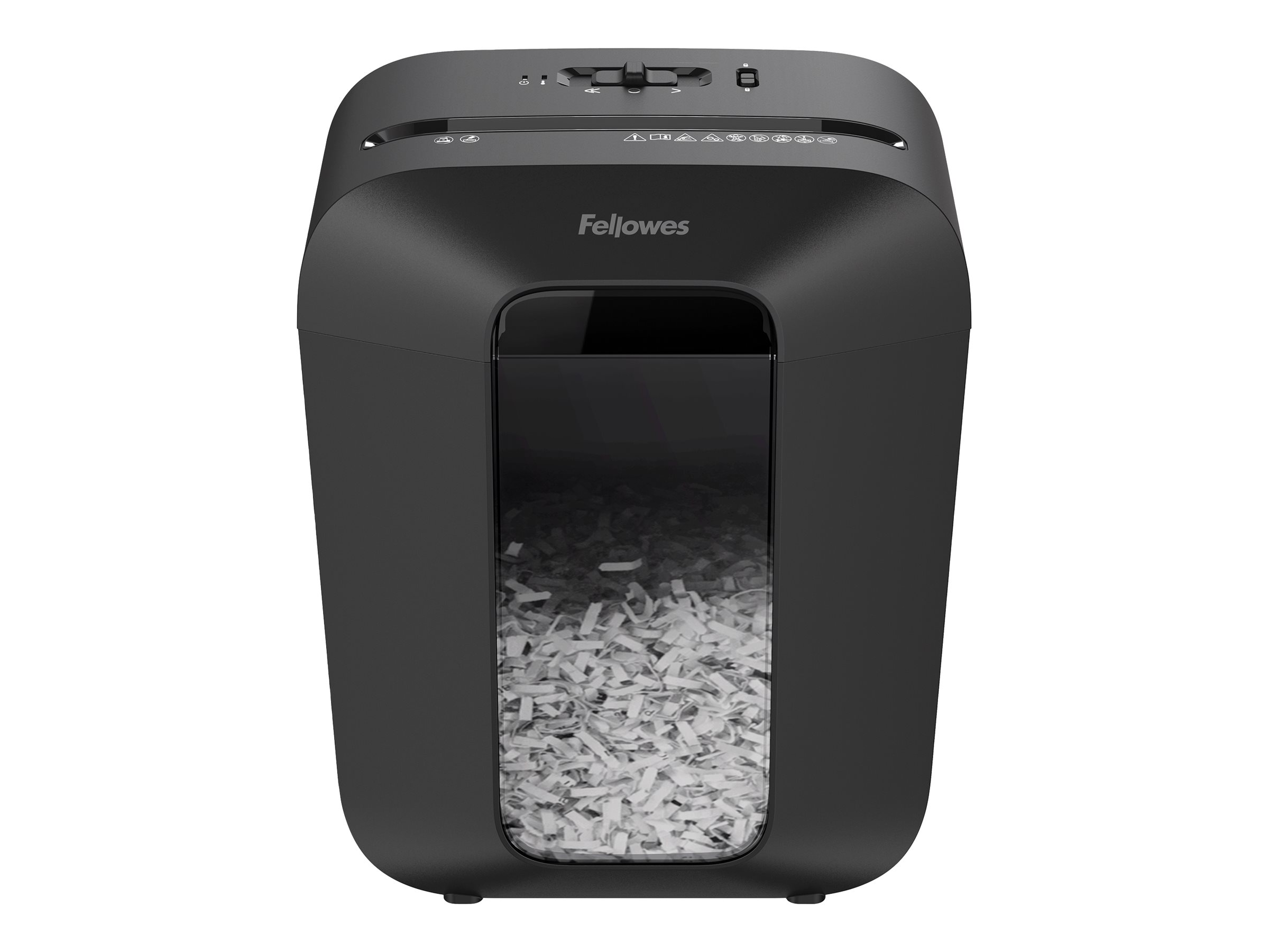 Fellowes Powershred LX50 Aktenvernichter Partikelschnitt-Zerkleinerung Schwarz