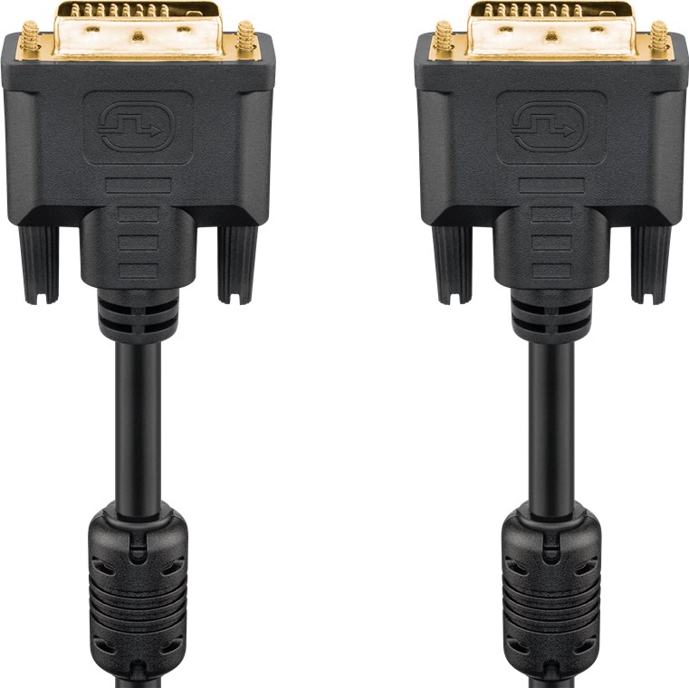 DVI-D Full HD Kabel Dual Link, vergoldet
