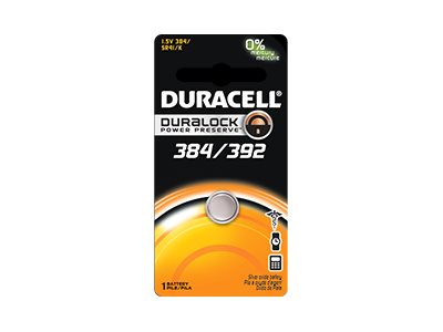 Duracell 392/384 Haushaltsbatterie Einwegbatterie Siler-Oxid (S)