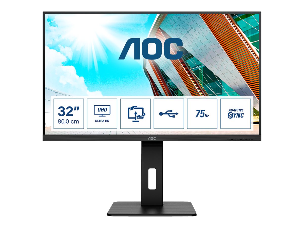 AOC U32P2CA - LED-Monitor - 81.3 cm (32") (31.5" sichtbar)