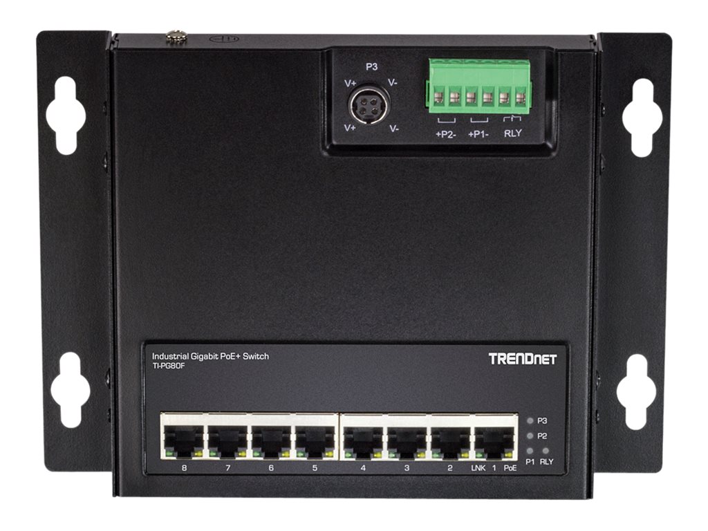 Trendnet TI-PG80F Netzwerk-Switch Unmanaged Gigabit Ethernet (10/100/1000) Power over Ethernet (PoE)