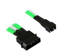 Nanoxia NX42A30GW - 0,3 m - Molex (4-pin) - 2 x Molex (3-pin) - Männlich/Männlich - Gerade - Gerade