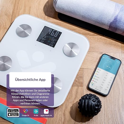 Truelife FitScale W6 BT Personenwaage max. 180 kg retail Truelife FitScale W6 BT Personenwaage max. 180 kg retail