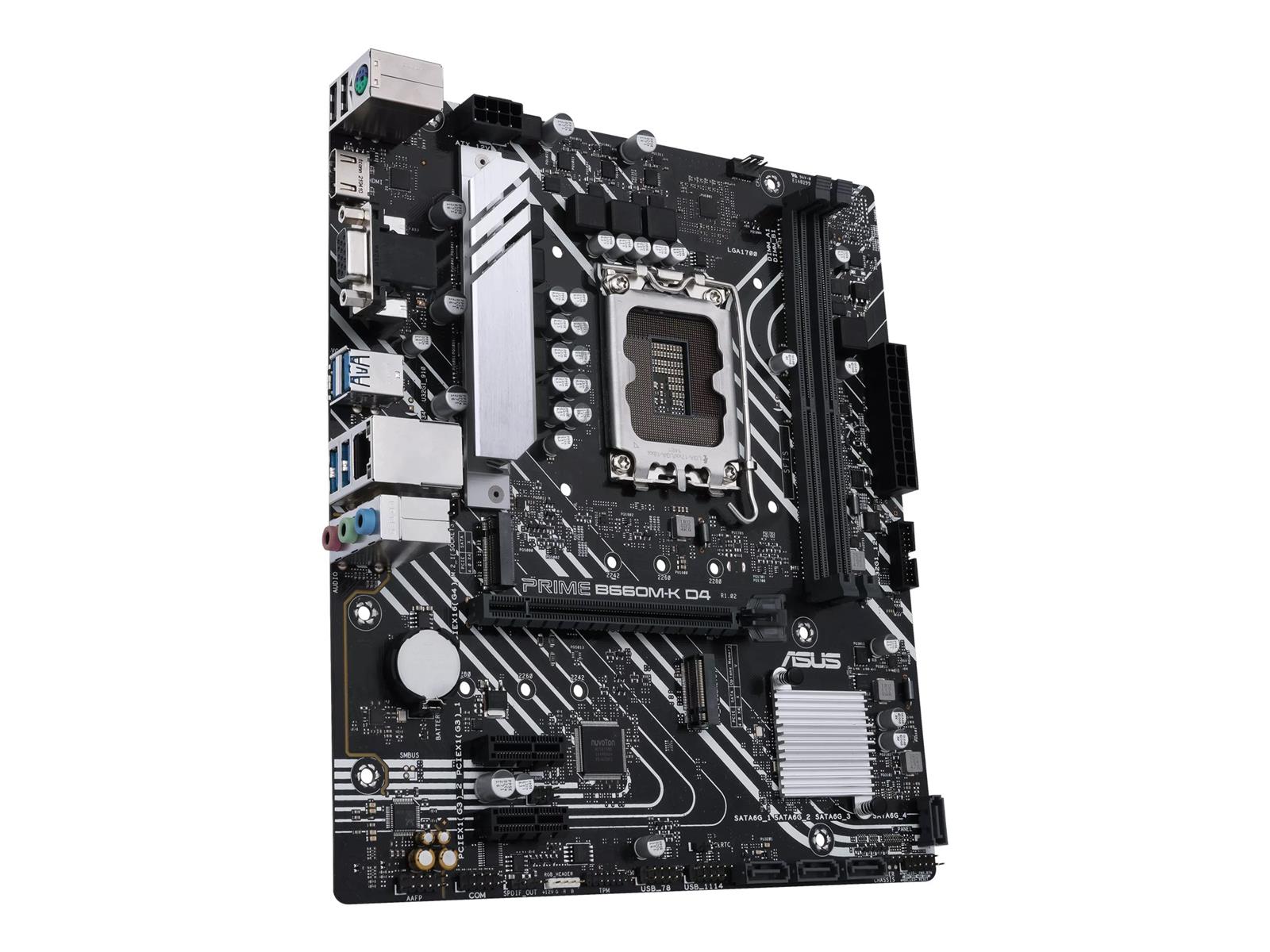 ASUS PRIME B660M-K D4 Intel B660 LGA 1700 micro ATX