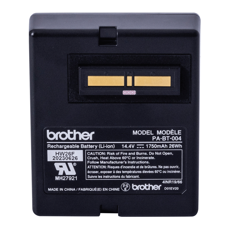 Brother PA-BT-004 Drucker-/Scanner-Ersatzteile Akku 1 Stück(e)
