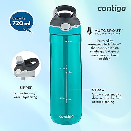 contigo Trinkflasche Ashland AUTOSPOUT 720ml Scuba
