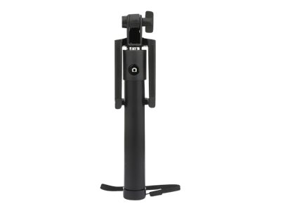 Manhattan Bluetooth Selfie Stick, Fits Smartphones with width from 5.5cm to 9 cm, Extendable to 80cm, 270° tiltable cradle, 20 hour usage time (approx)