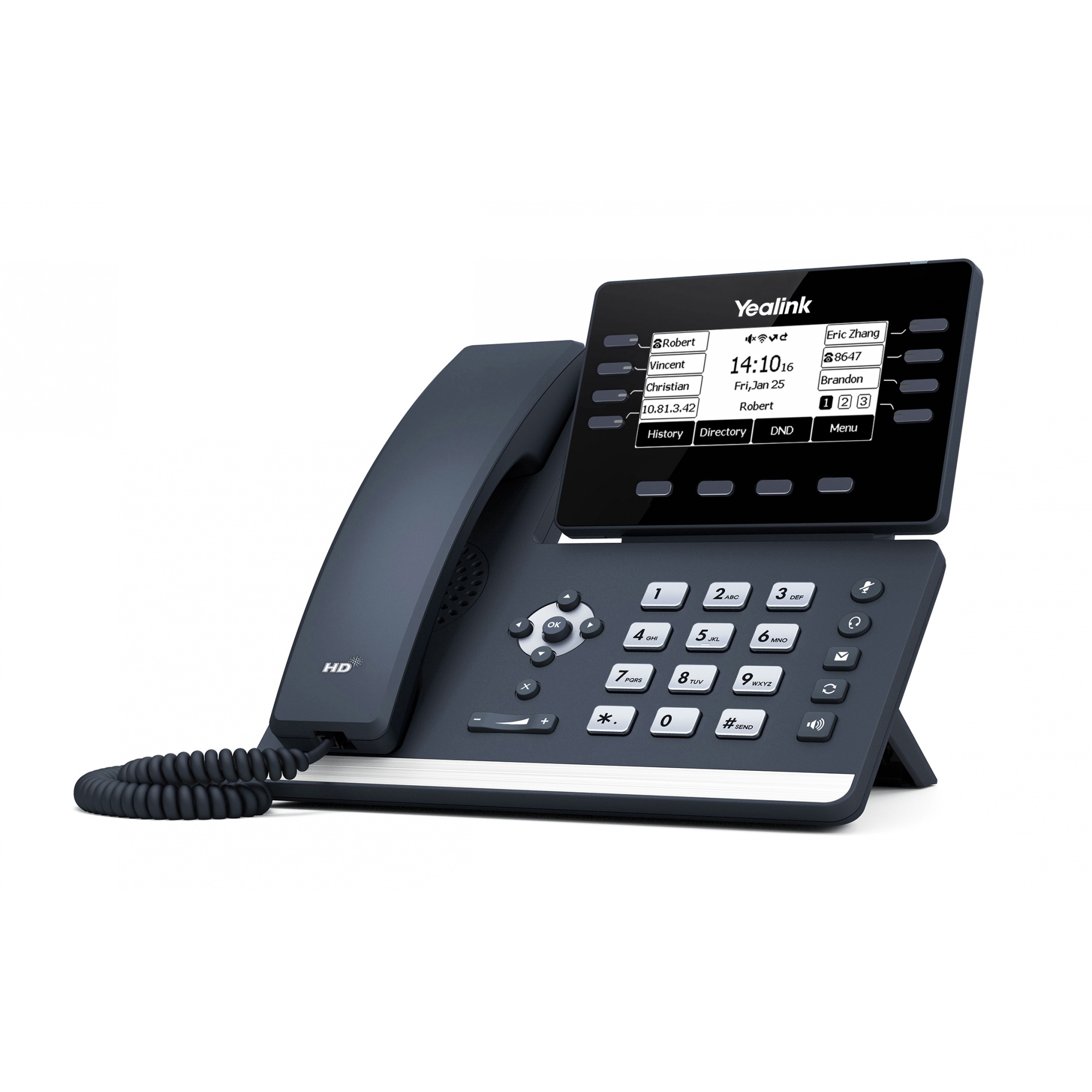 Yealink SIP-T53 IP-Telefon Grau 8 Zeilen LCD