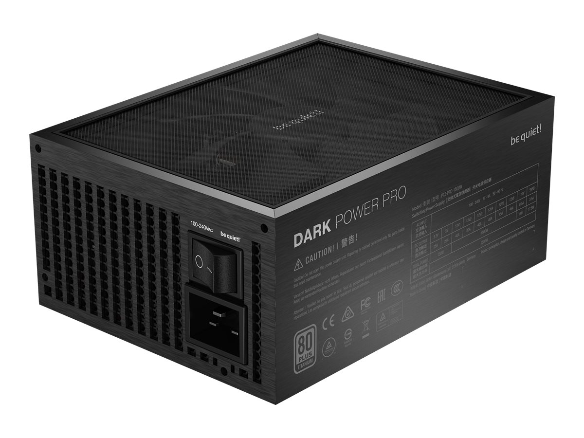 be quiet! Dark Power Pro 12 1500W Netzteil 20+4 pin ATX ATX Schwarz