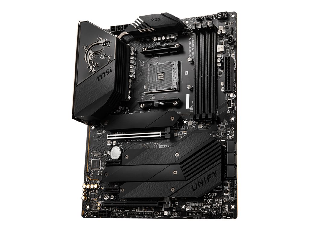MSI MEG B550 UNIFY-X - Motherboard - ATX - Socket AM4 - AMD B550 Chipsatz - USB-C Gen2, USB 3.2 Gen 1, USB 3.2 Gen 2 - 2.5 Gigabit LAN, Wi-Fi, Bluetooth - Onboard-Grafik (CPU erforderlich)