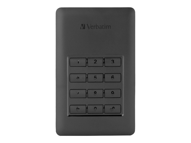 Verbatim Store n Go Secure Portable Festplatte 2 TB mit Code-Zugang Verbatim Store n Go Secure Portable Festplatte 2 TB mit Code-Zugang