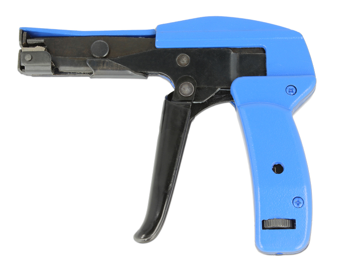 Delock Kabelbinderzange blau / schwarz