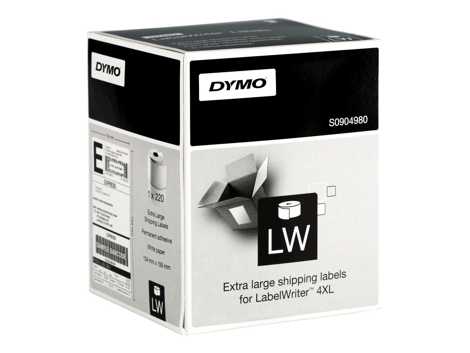 DYMO LW - Extra große Absenderetiketten - 104 x 159 mm - S0904980