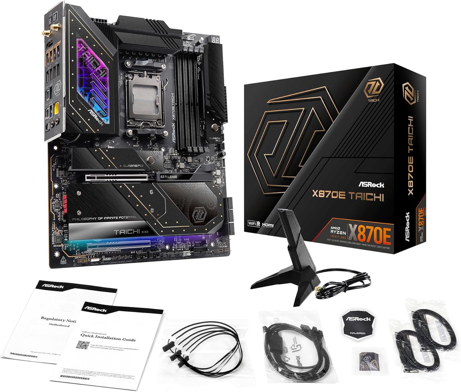 Asrock X870E Taichi AMD X870E Sockel AM5 Erweitertes ATX