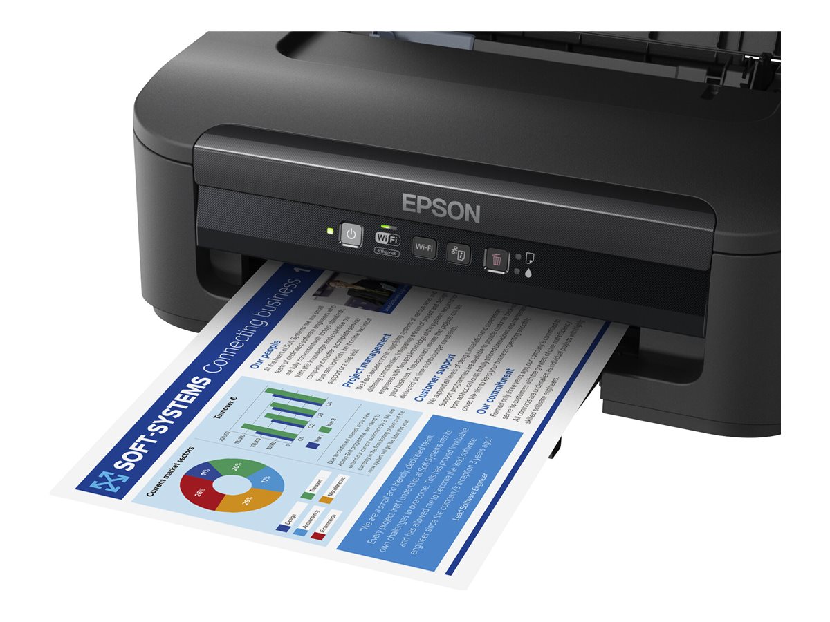 Epson WorkForce WF-2110W - Drucker - Farbe - Tintenstrahl - A4/Legal - 5760 x 1440 dpi - bis zu 9 Seiten/Min. (einfarbig)/