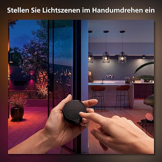 Philips Hue Tap Dial kabelloser Schalter schwarz Philips Hue Tap Dial kabelloser Schalter schwarz