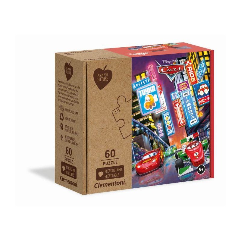 Clementoni 26999 - Cars - 60 Teile Puzzle - Play for Future