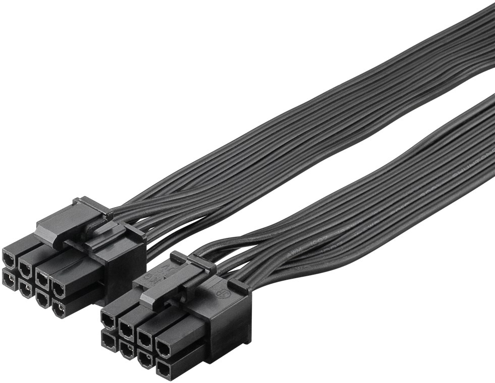 Netzteil-Kabel 8-Pin-Stecker auf Dual 6+2-Stecker für PCIe