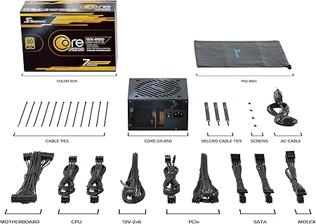 Seasonic Core GX-850-V2 850W ATX3.1 black Seasonic Core GX-850-V2 850W ATX3.1 black