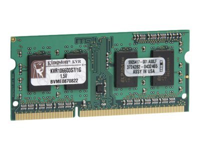 Kingston ValueRAM - DDR3 - Modul - 1 GB - SO DIMM 204-PIN