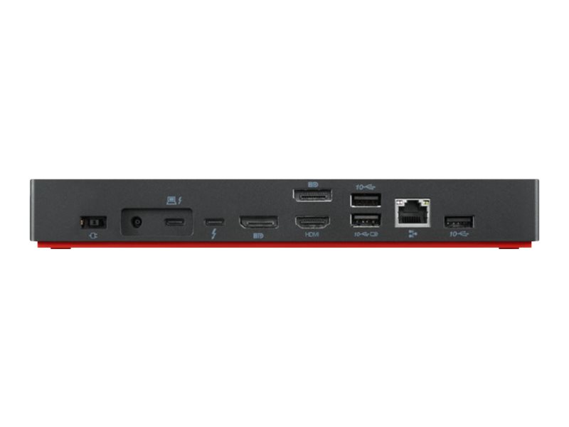 Lenovo 40B00300EU laptop-dockingstation & portreplikator Kabelgebunden Thunderbolt 4 Schwarz, Rot Lenovo 40B00300EU laptop-dockingstation & portreplikator Kabelgebunden Thunderbolt 4 Schwarz, Rot
