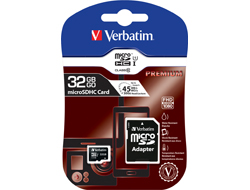 VERBATIM PREMIUM MICRO SDHC KARTE 32GB