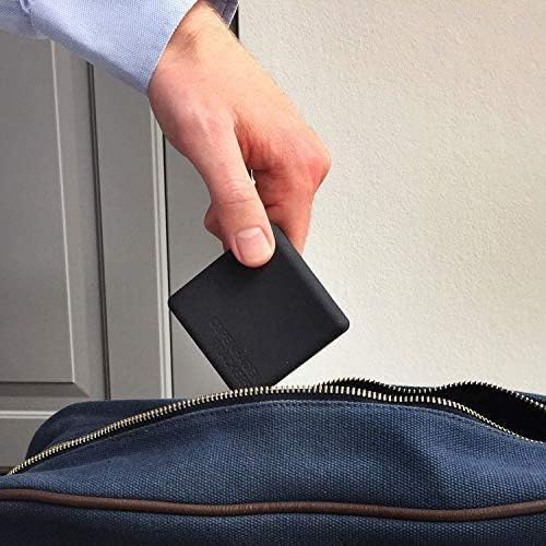 Cobblestone GPS Tracker - Made in Dänemark, € 0 / Monat, Keine SIM Kosten, 4-6 Jahre Laufzeit ohne Aufladung, Wasserdicht GPS, Kostenlos APP, GPS Tracker für Auto, Fahrrad usw. Schwarz