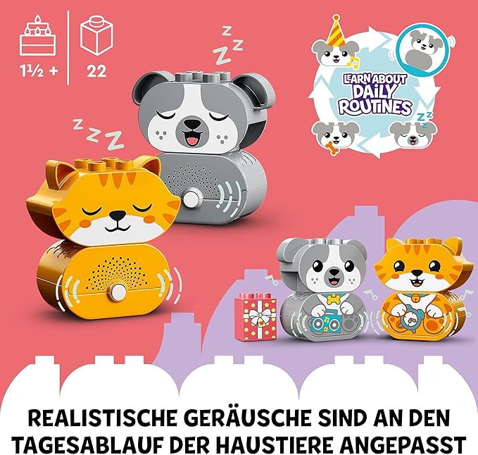LEGO DUPLO Mein erstes Hündchen & Kätzchen            10977