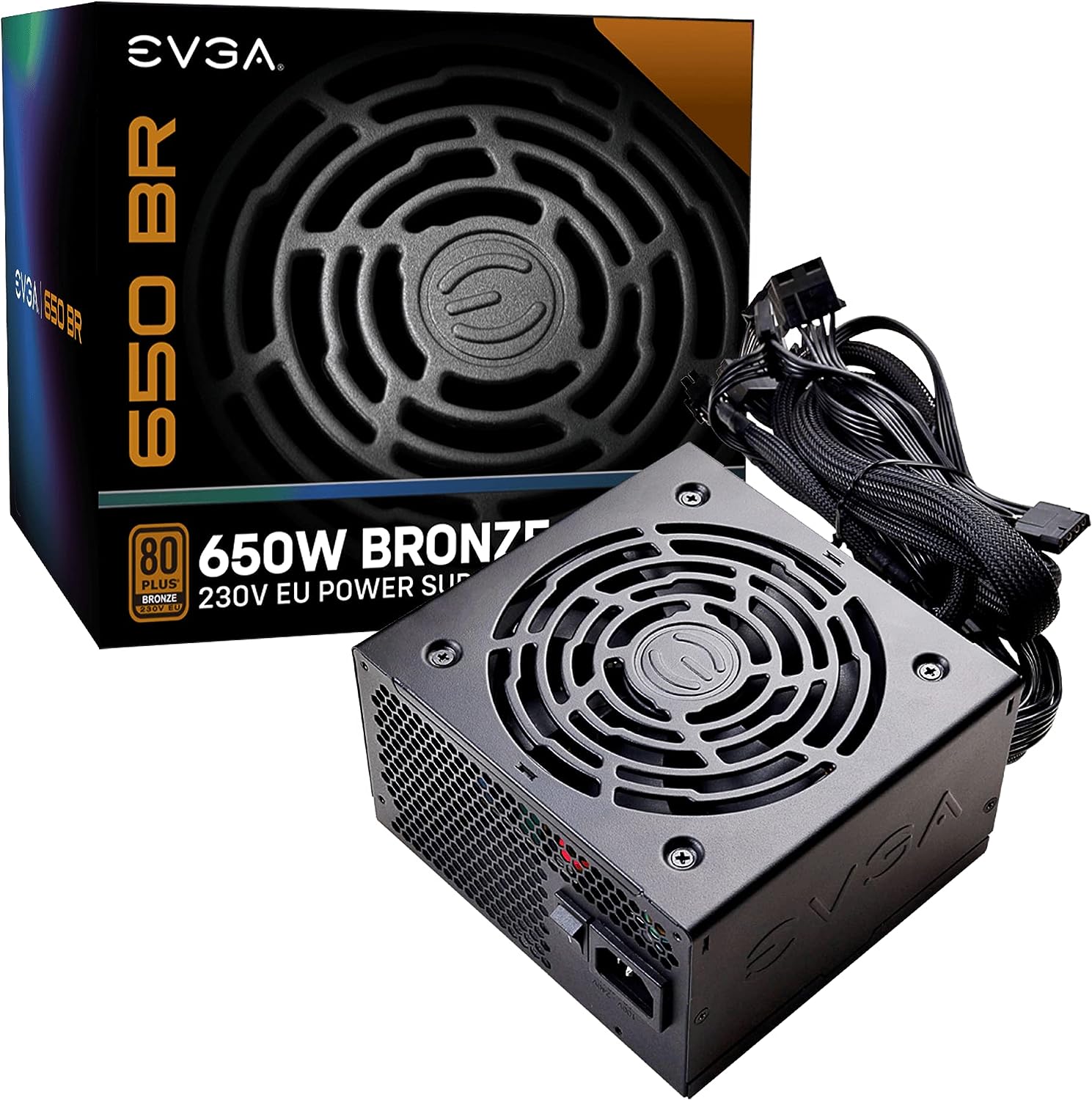 EVGA 650W 650 BR Power Supply 80+Bronze - PC-/Server Netzteil - 80 PLUS Bronze